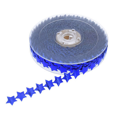 15mm*15m Ultraschallstar Drahtband Plain Pattern Jacquard Band