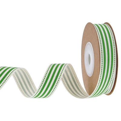 15mm*3y Weihnachtsgeschenkband gedruckt weißes Baumwollband