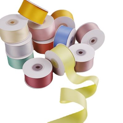 5mm-50mm Polyester Baumwolle Plain Strickband Custom Baumwolle Band für Geschenkverpackungen