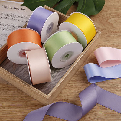 5mm-50mm Polyester Baumwolle Plain Strickband Custom Baumwolle Band für Geschenkverpackungen