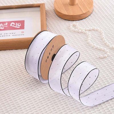 4cm*18m Scheinende Diamant Polyester Organza Band Hochwertiges Geschenkband