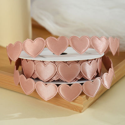 1.5cm*9m 2.5cm*9m Herzform Valentinstag Polyester Geschenkband Für Luxus Geschenkverpackung