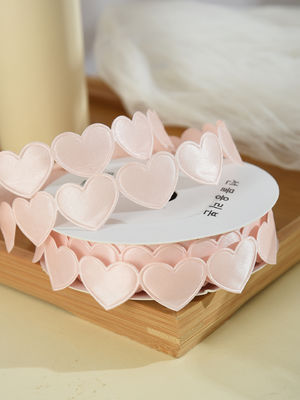 1.5cm*9m 2.5cm*9m Herzform Valentinstag Polyester Geschenkband Für Luxus Geschenkverpackung