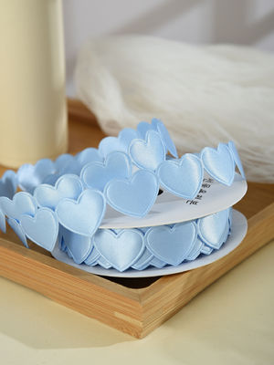 1.5cm*9m 2.5cm*9m Herzform Valentinstag Polyester Geschenkband Für Luxus Geschenkverpackung