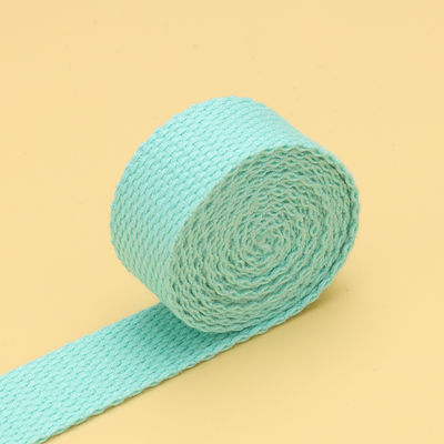 20mm-50mm Verdickter Polyester Baumwolle Webbing Schultasche Rucksack Handtasche Leinwand Gürtel Feste Farbe einfache Webband