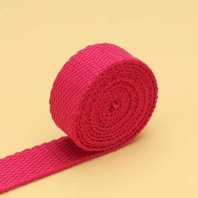20mm-50mm Verdickter Polyester Baumwolle Webbing Schultasche Rucksack Handtasche Leinwand Gürtel Feste Farbe einfache Webband