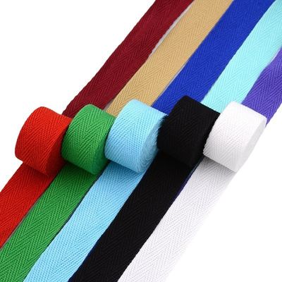 20mm*50y Heringbone Gewebtes Baumwollband für Bekleidungsgegenstände