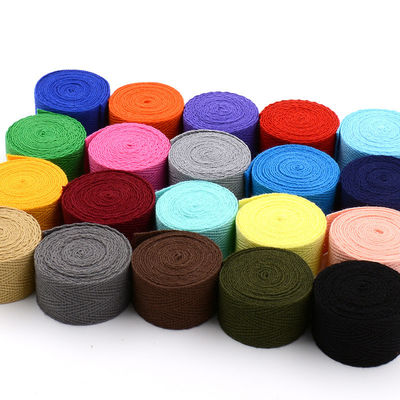 20mm*50y Heringbone Gewebtes Baumwollband für Bekleidungsgegenstände