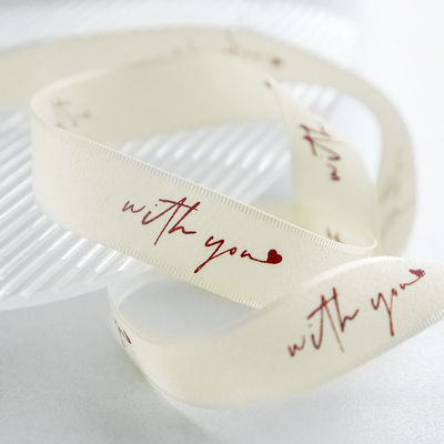 2.5cm*36m Valentinstag Druckband für Geschenk-Box-Packung