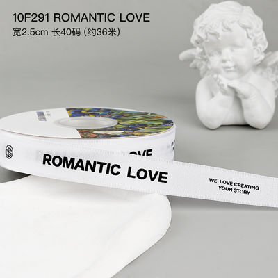 2.5cm*36m Valentinstag Druckband für Geschenk-Box-Packung