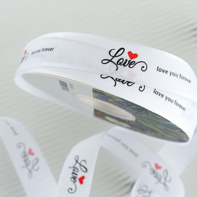 2.5cm*36m Valentinstag Druckband für Geschenk-Box-Packung