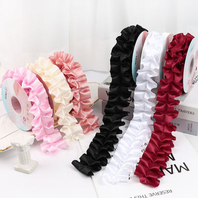 4.0cm*4.5m Faltenrand Polyesterband für Blumenverpackungen