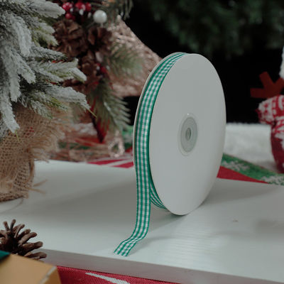 1cm*45m Weihnachtsband für Geschenkverpackungen und Bekleidungszubehör
