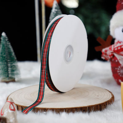 1cm*45m Weihnachtsband für Geschenkverpackungen und Bekleidungszubehör