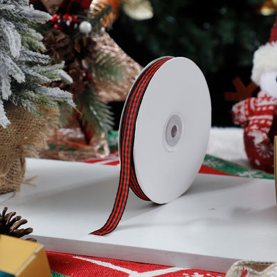 1cm*45m Weihnachtsband für Geschenkverpackungen und Bekleidungszubehör