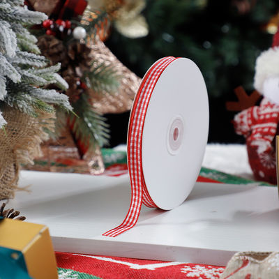 1cm*45m Weihnachtsband für Geschenkverpackungen und Bekleidungszubehör