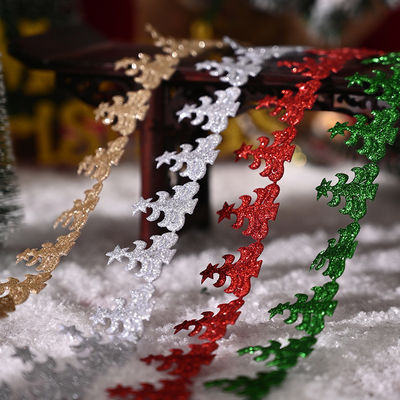 3cm*5y Ultraschall-Weihnachtsband für Geschenkverpackungen und Bekleidungszubehör