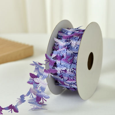 2cm*25y Ultraschallschmetterlingsband für Geschenkverpackungen und Bekleidungszubehör