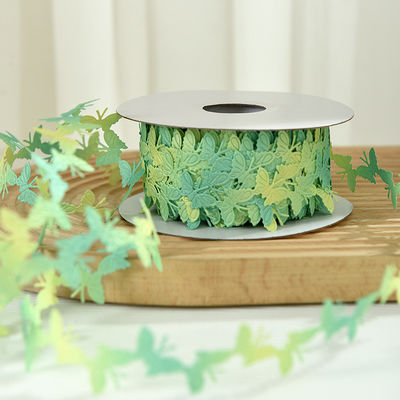 2cm*25y Ultraschallschmetterlingsband für Geschenkverpackungen und Bekleidungszubehör