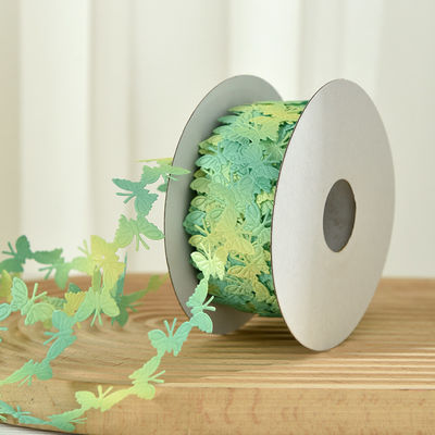2cm*25y Ultraschallschmetterlingsband für Geschenkverpackungen und Bekleidungszubehör