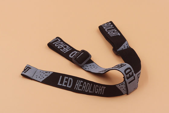 2.5cm Jacquard Elastisches Band und Webbing für Kopflampe