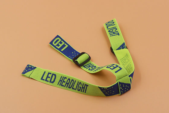 2.5cm Jacquard Elastisches Band und Webbing für Kopflampe