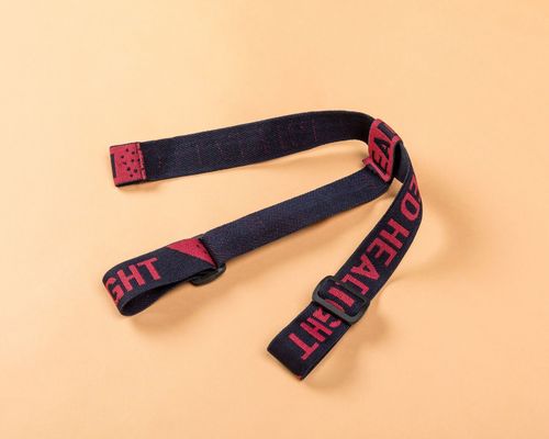 2.5cm Jacquard Elastisches Band und Webbing für Kopflampe