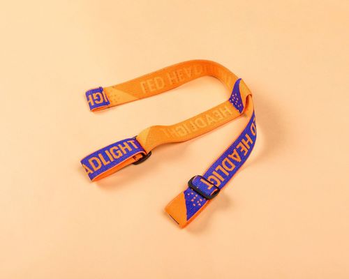 2.5cm Jacquard Elastisches Band und Webbing für Kopflampe