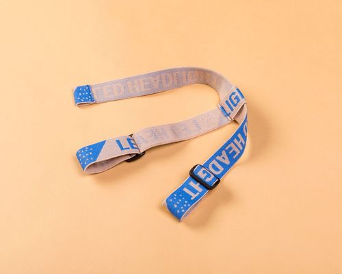 2.5cm Jacquard Elastisches Band und Webbing für Kopflampe