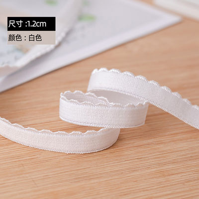 Kleiderzubehör Band 1,2 cm Gewebter Rand Polyester Elastischer BH-Gürtel mit umweltfreundlichen Eigenschaften