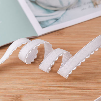 Kleiderzubehör Band 1,2 cm Gewebter Rand Polyester Elastischer BH-Gürtel mit umweltfreundlichen Eigenschaften