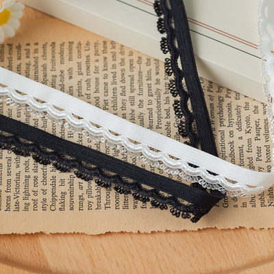 Kopflicht Gelegenheit 1,5 cm Gewebte Augenbogenkante Polyester Elastische BH Band für Bekleidungszubehör